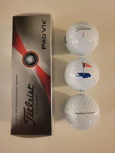 Sleeve of GPGC logo 2023 Titleist ProV1, ProV1x Golf Balls